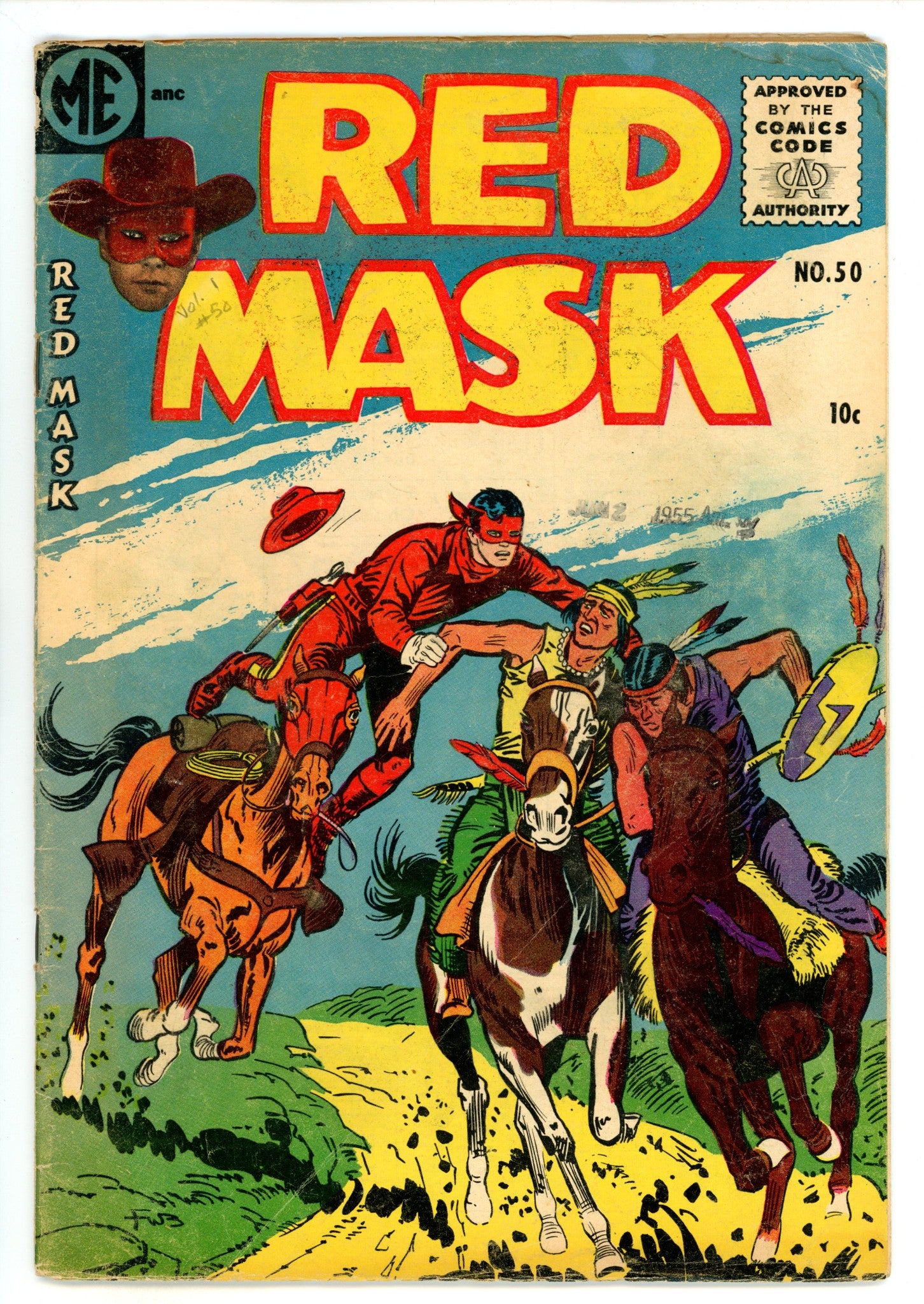 Red Mask 50 GD/VG (3.0) (1955) 