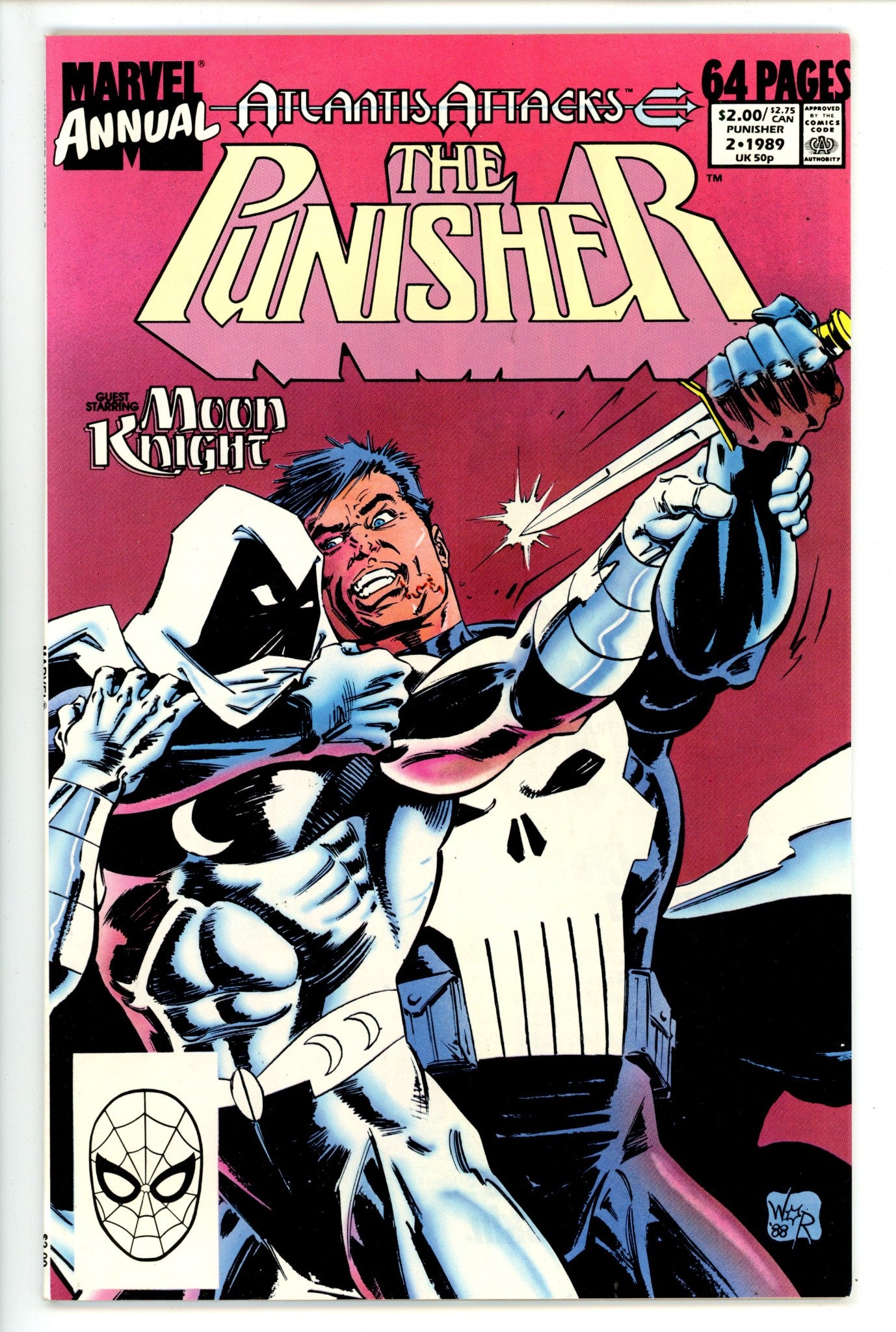 The Punisher Annual Vol 2 2 VF+ (8.5) (1989) 