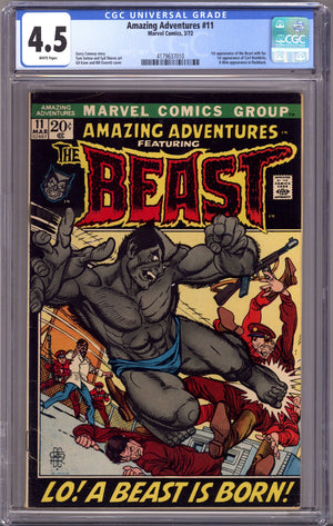 Amazing Adventures Vol 2 11 CGC 4.5 (VG+) (1972)
