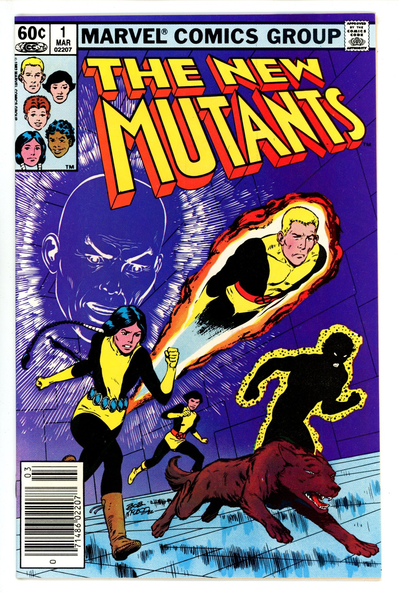 The New Mutants Vol 1 1 NM- (9.2) (1983) Newsstand 