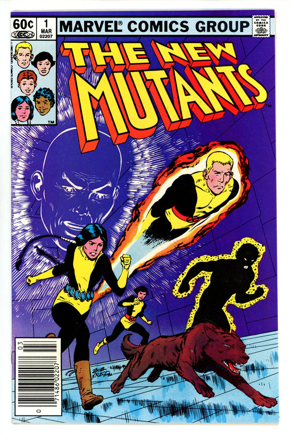 The New Mutants Vol 1 1 NM- (9.2) (1983) Newsstand