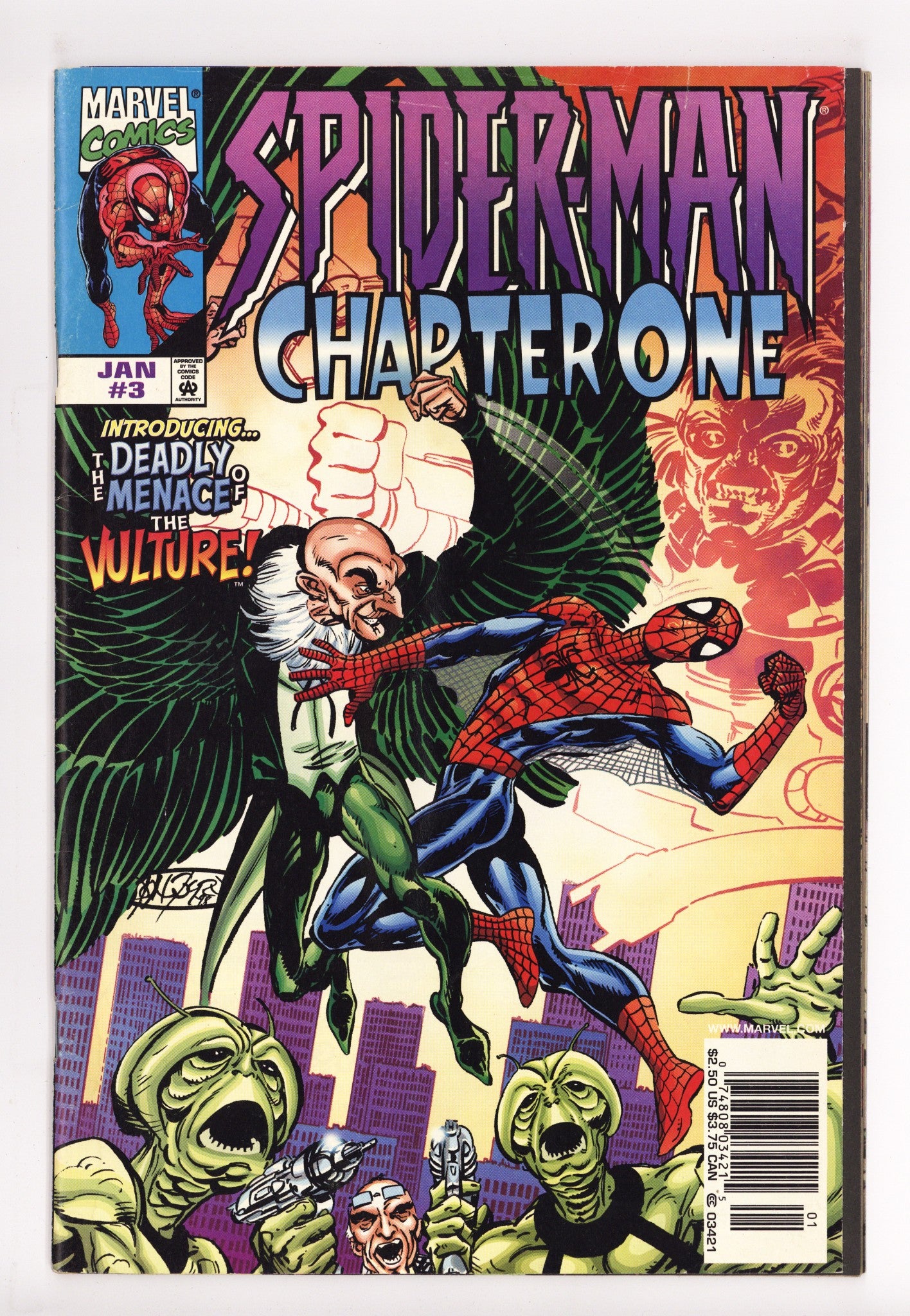 Spider-Man: Chapter One 3 Low Grade (1999) Newsstand 