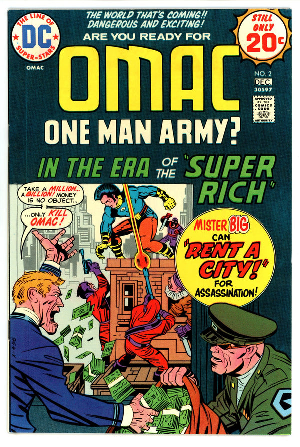 OMAC Vol 1 2 NM- (9.2) (1974)