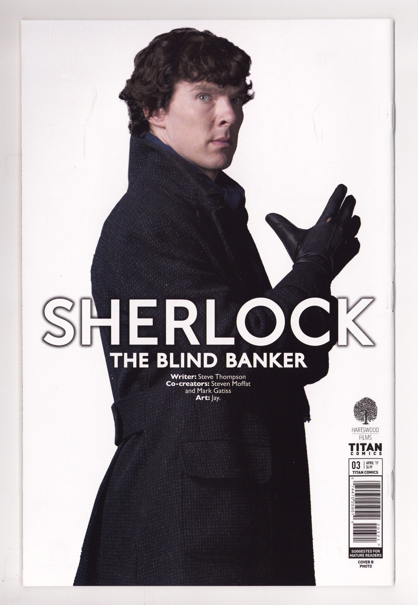 Sherlock: The Blind Banker 3 High Grade (2017) Photo Variant 