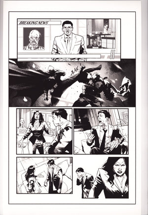 Batman Vol 3 110 Fine Art Monoprint: Page #5 (2021) Signed x1 Jorge Jimenez