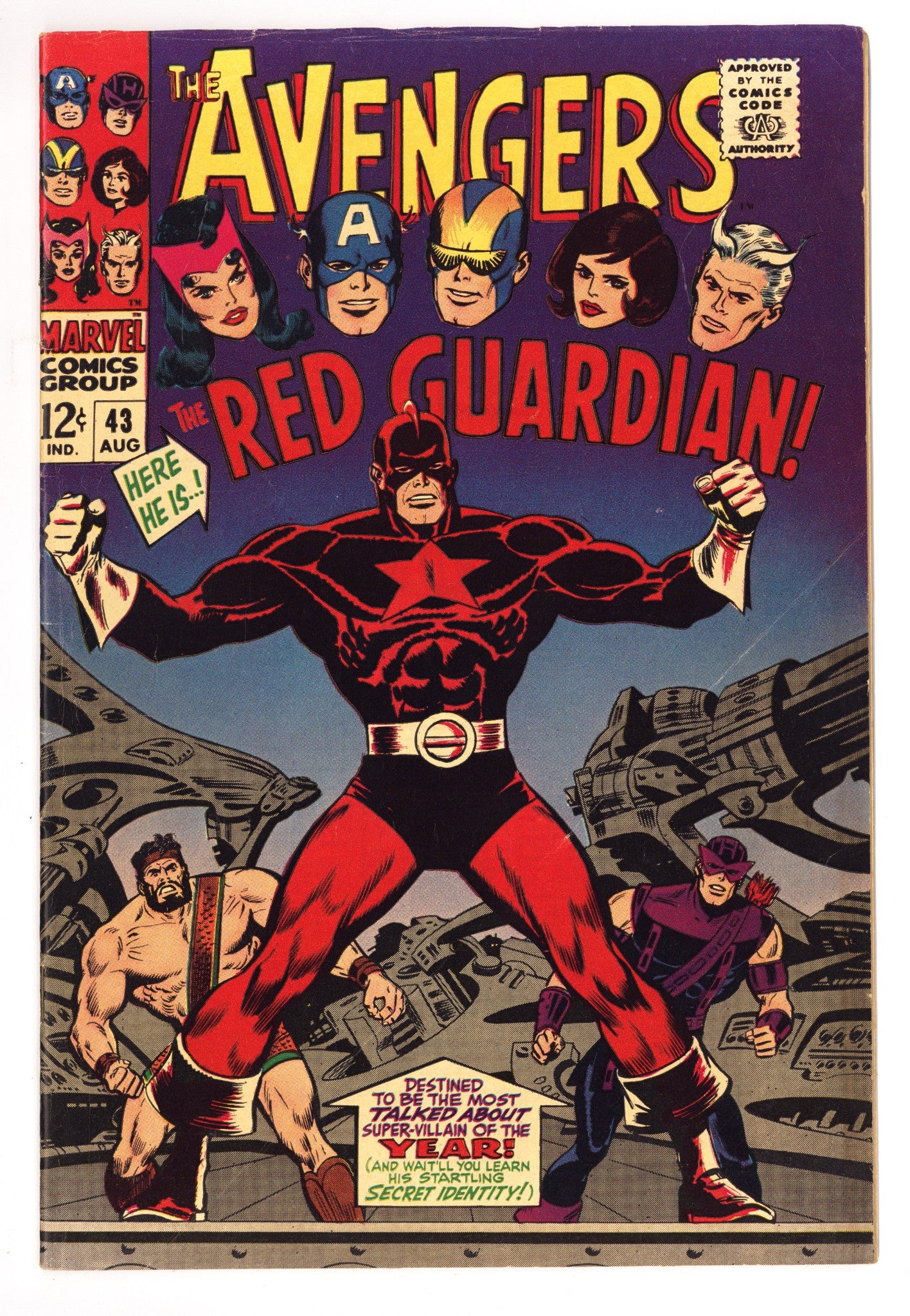 The Avengers Vol 1 43 FN- (5.5) (1967) 