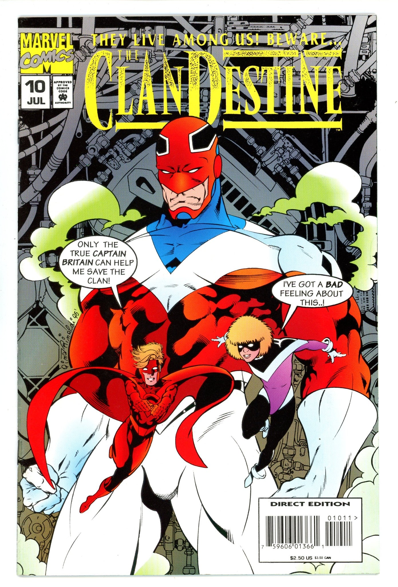 ClanDestine Vol 1 10 High Grade (1995)