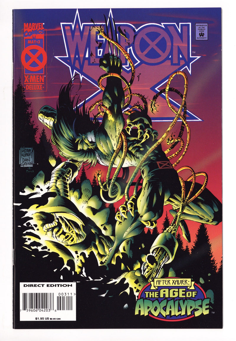 Weapon X Vol 1 3 High Grade (1995) 