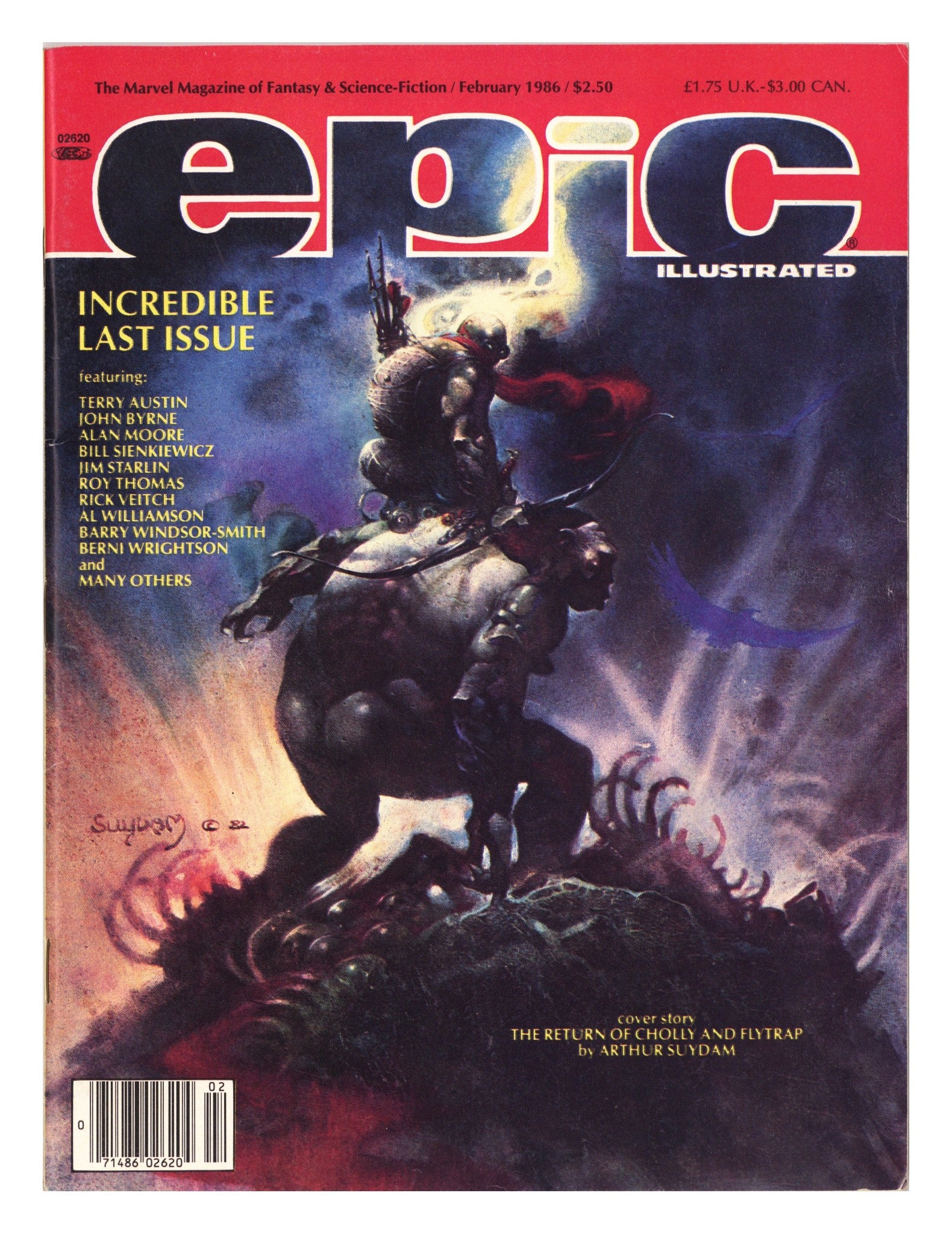 Epic Illustrated 34 Low Grade (1986) 