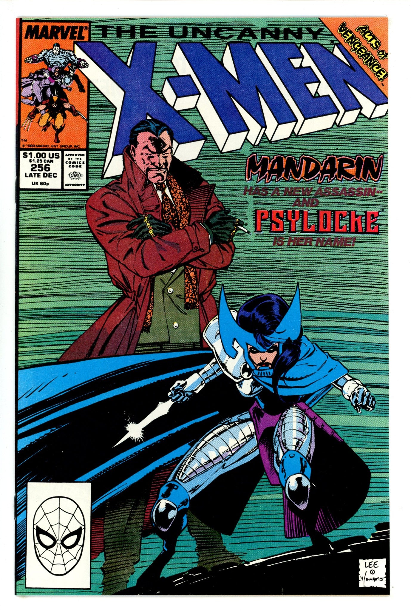 The Uncanny X-Men Vol 1 256 NM- (9.2) (1989) 