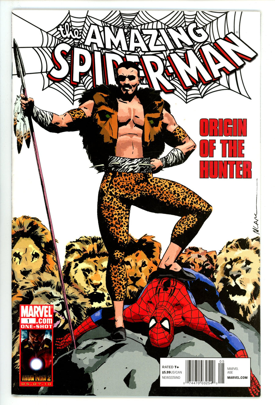 Spider-Man: Origin of the Hunter 1 FN- (5.5) (2010) Newsstand 