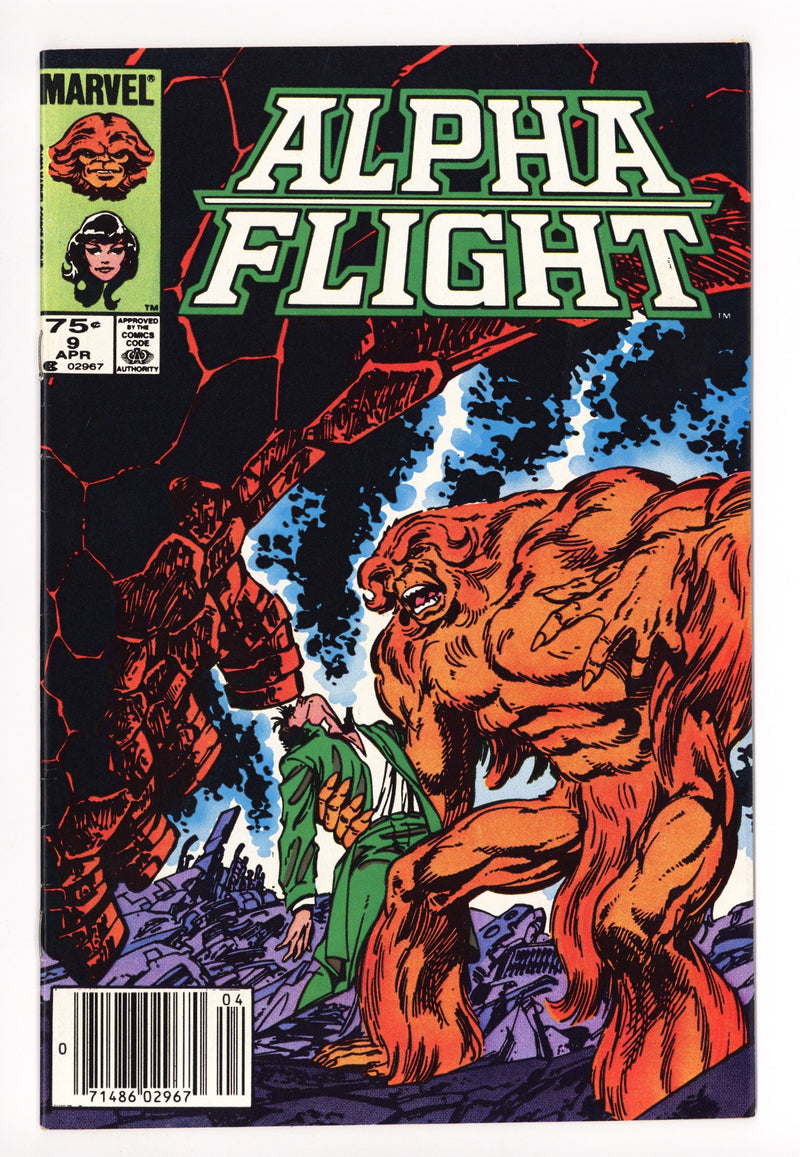 Alpha Flight Vol 1 9 VF- (7.5) (1984) Canadian Price Variant 