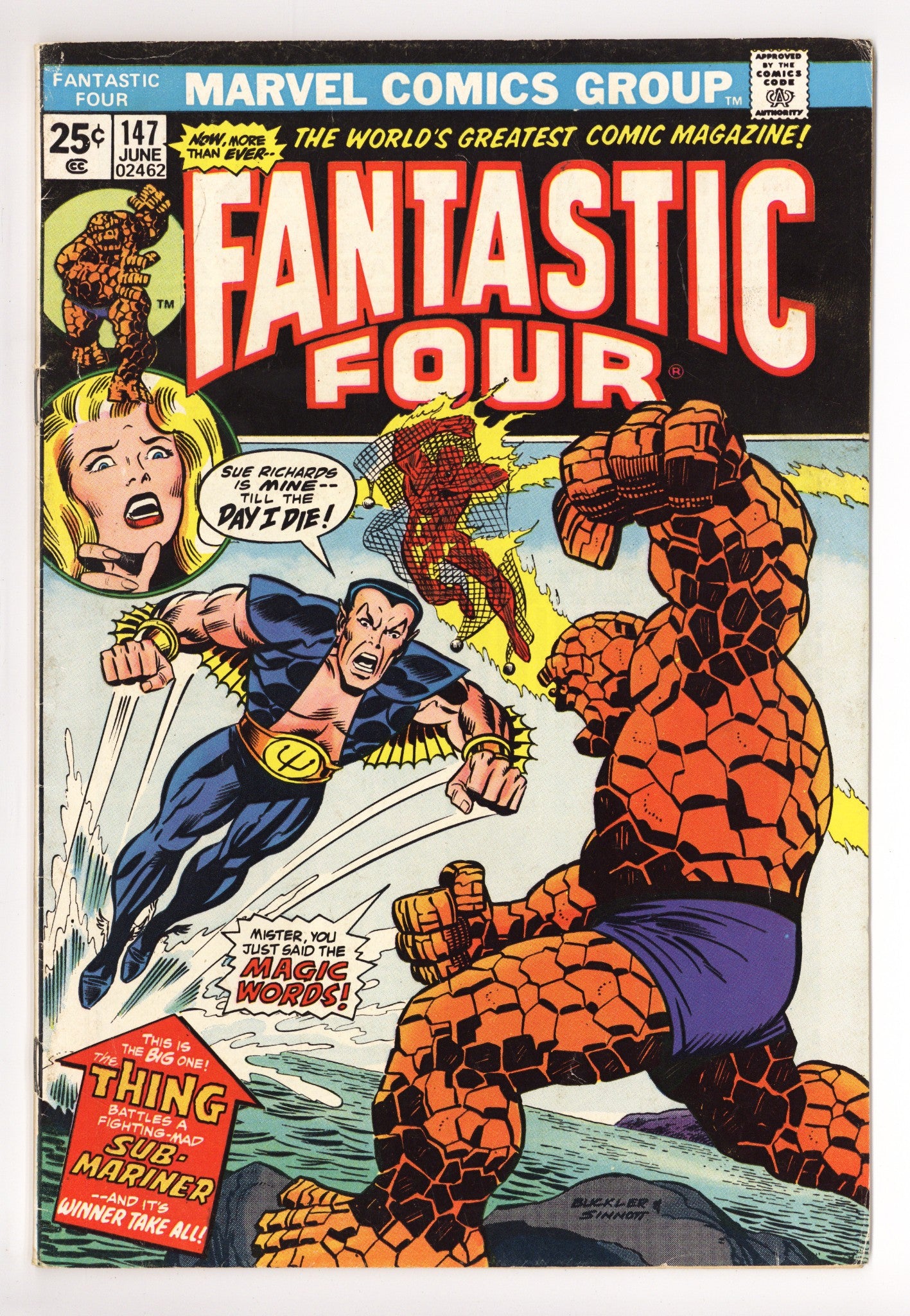 Fantastic Four Vol 1 147 FN (6.0) (1974) 
