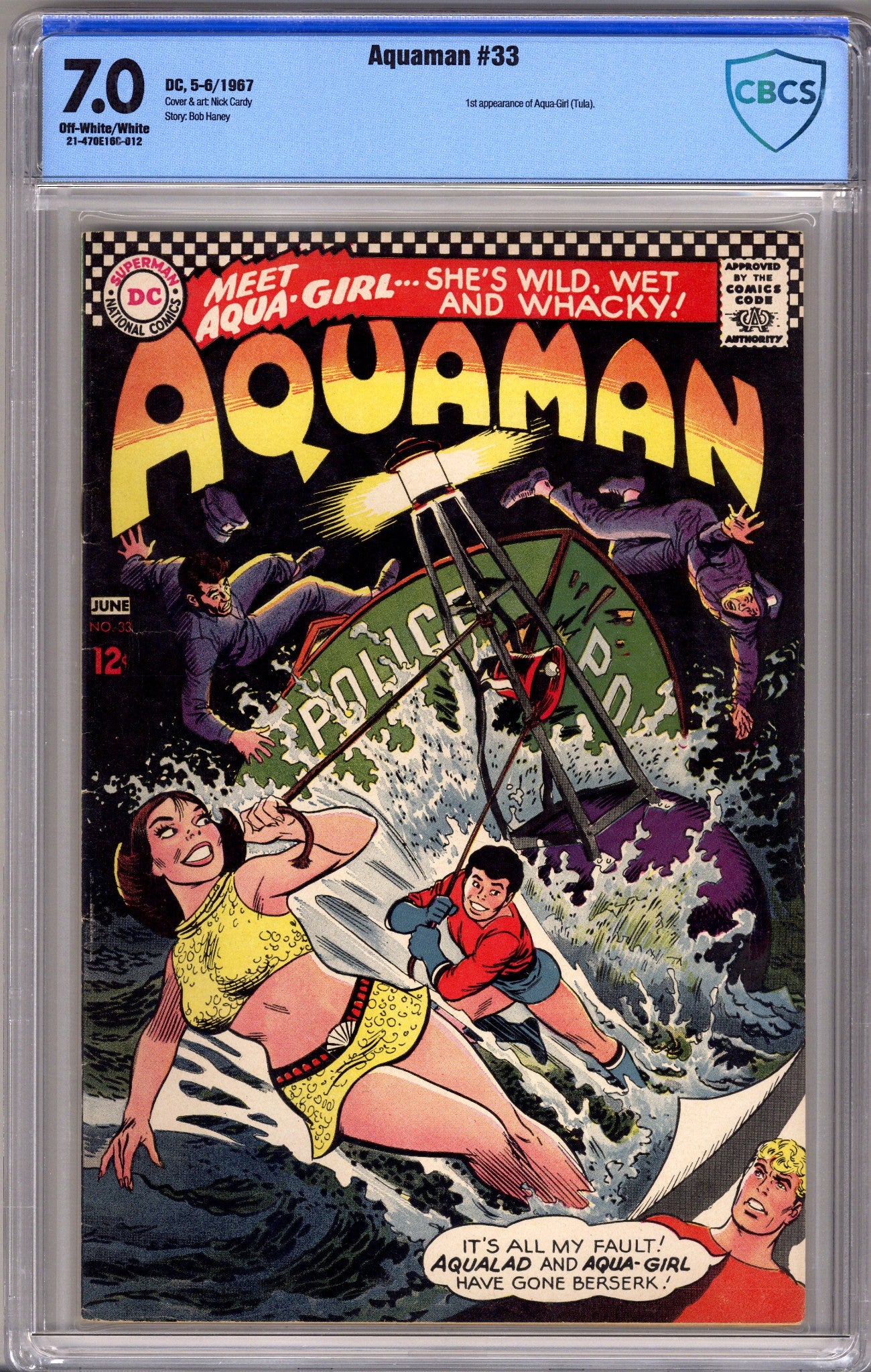 Aquaman Vol 1 33 CBCS 7.0 (FN/VF) (1967) 