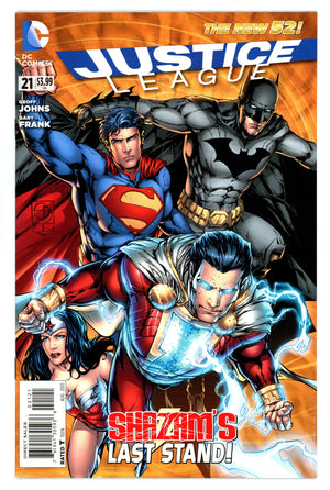 Justice League Vol 1 21 NM- (9.2) (2013) Davis Incentive Variant