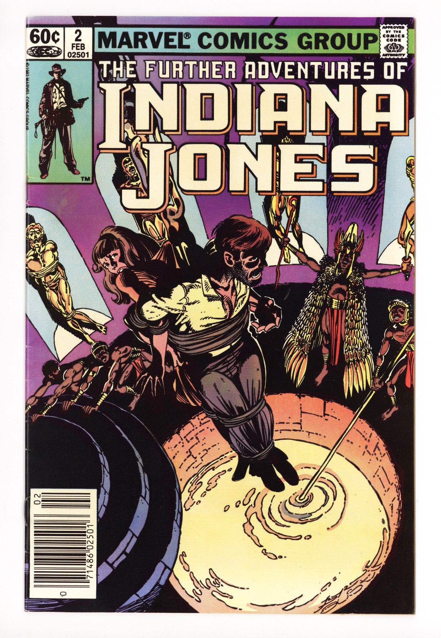 The Further Adventures of Indiana Jones 2 Mid Grade (1983) Newsstand 
