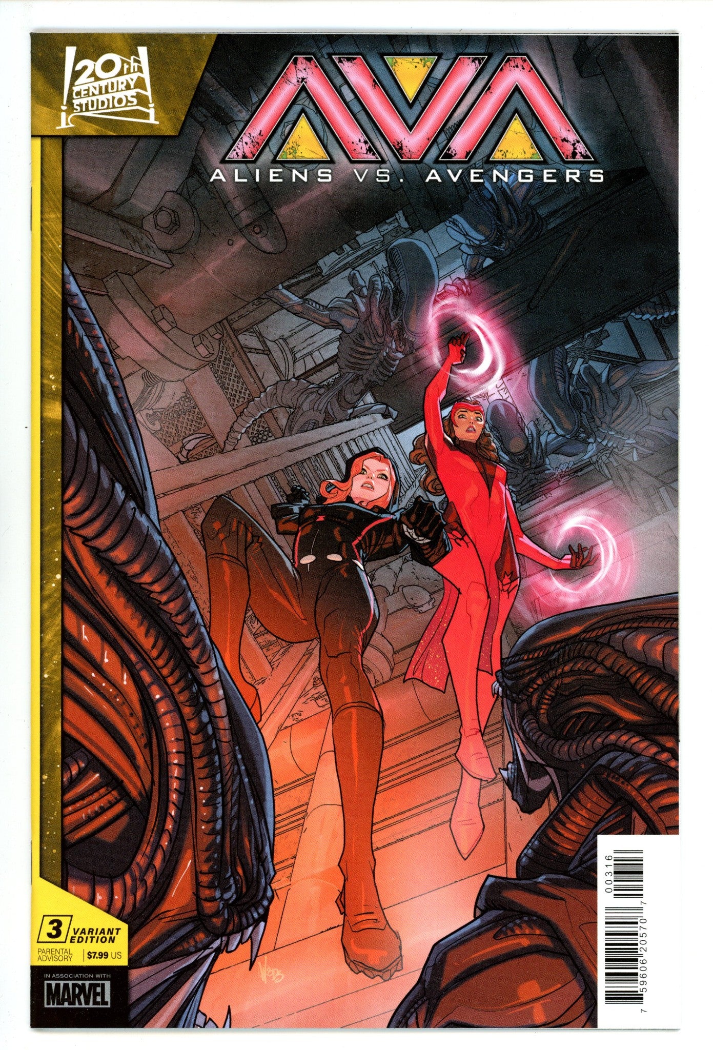 Aliens Vs. Avengers 3 Woods Incentive Variant NM (2025)