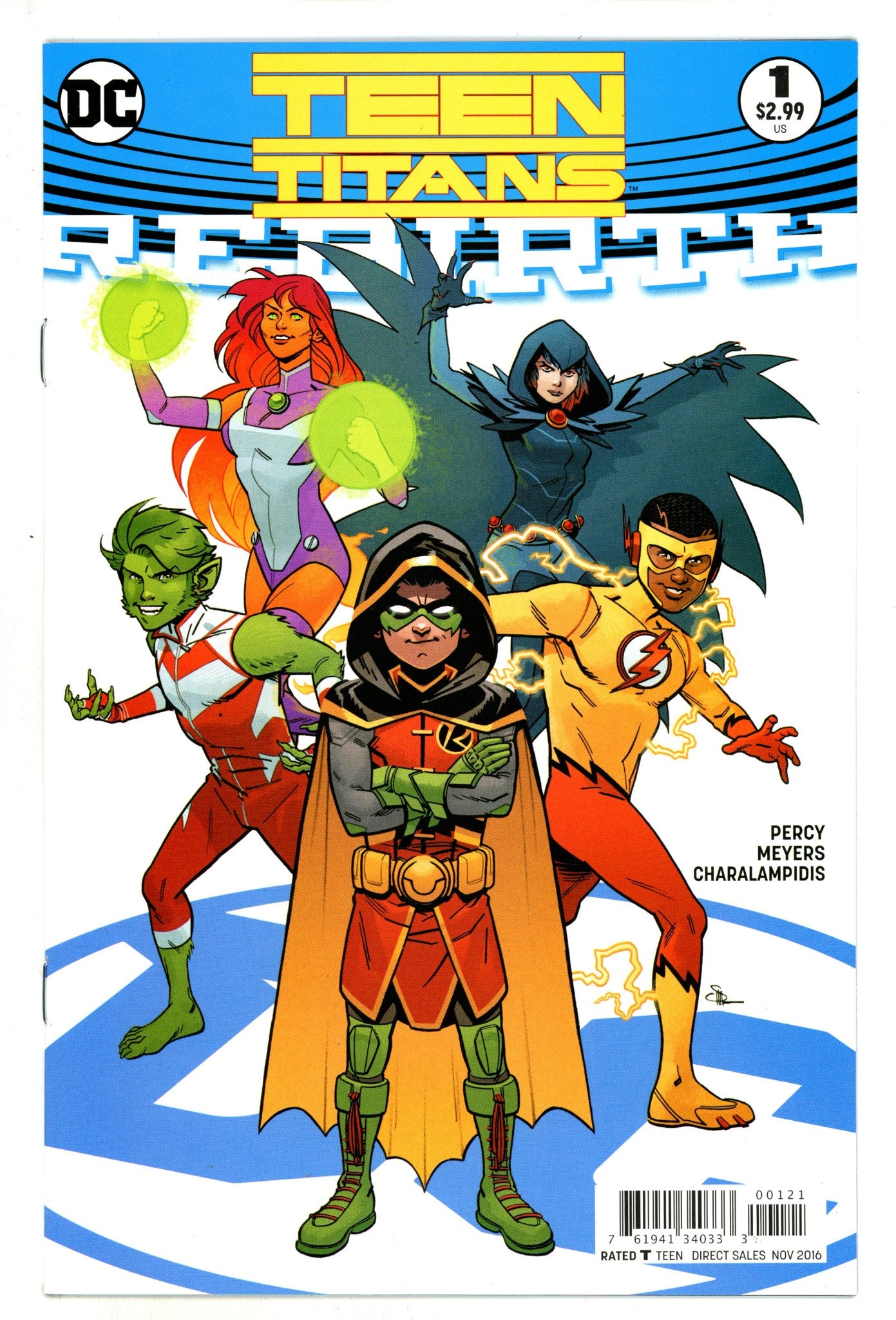 Teen Titans: Rebirth 1 High Grade (2016) Shaner Variant 