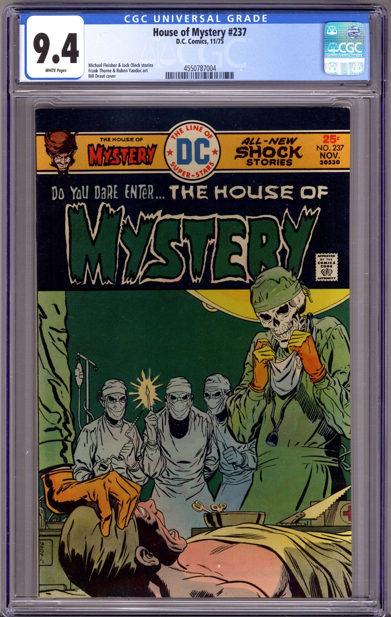 House of Mystery Vol 1 237 CGC 9.4 (NM) (1975) 