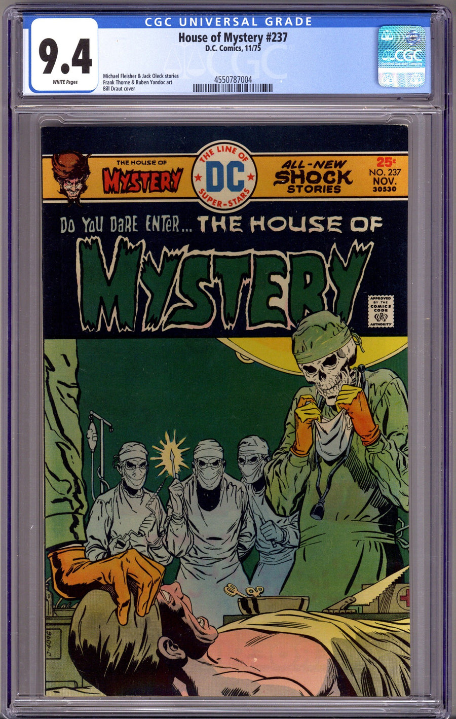 House of Mystery Vol 1 237 CGC 9.4 (NM) (1975) 