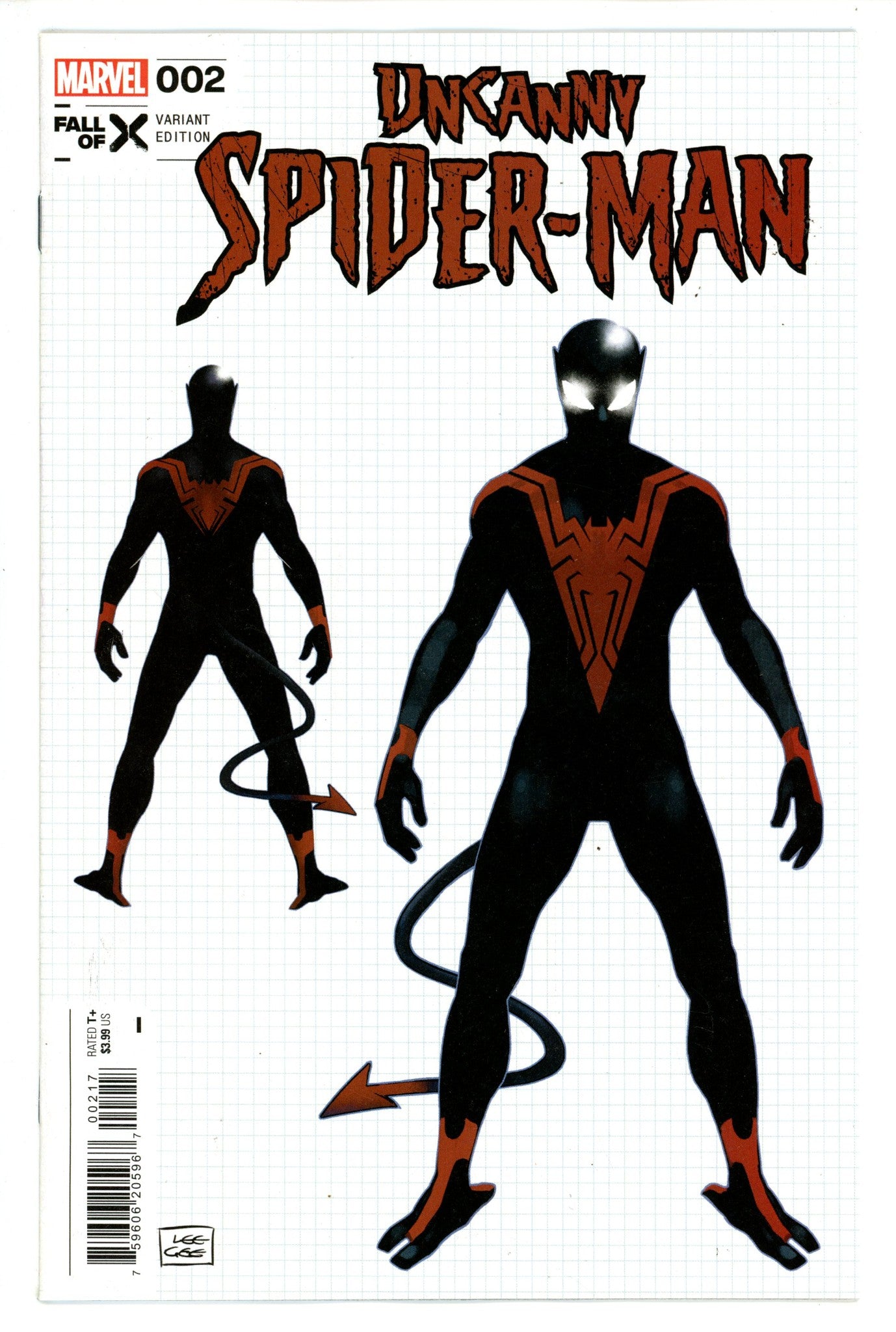 Uncanny Spider-Man 2 Garbett Design Incentive Variant VF/NM (2023)