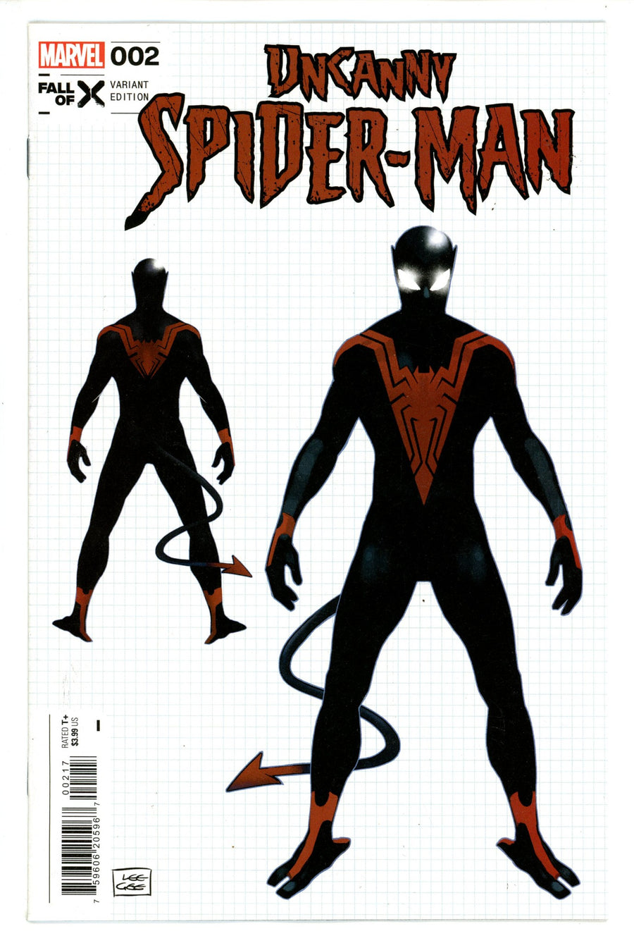 Uncanny Spider-Man 2 Garbett Design Incentive Variant VF/NM (2023)