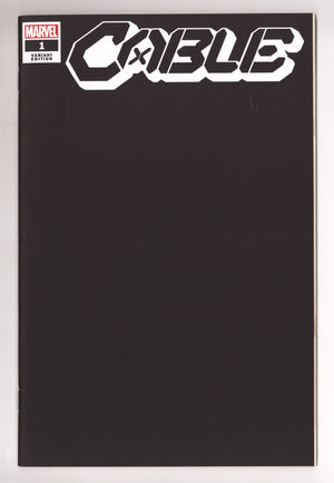 Cable Vol 4 1 High Grade (2020) Black Blank Variant