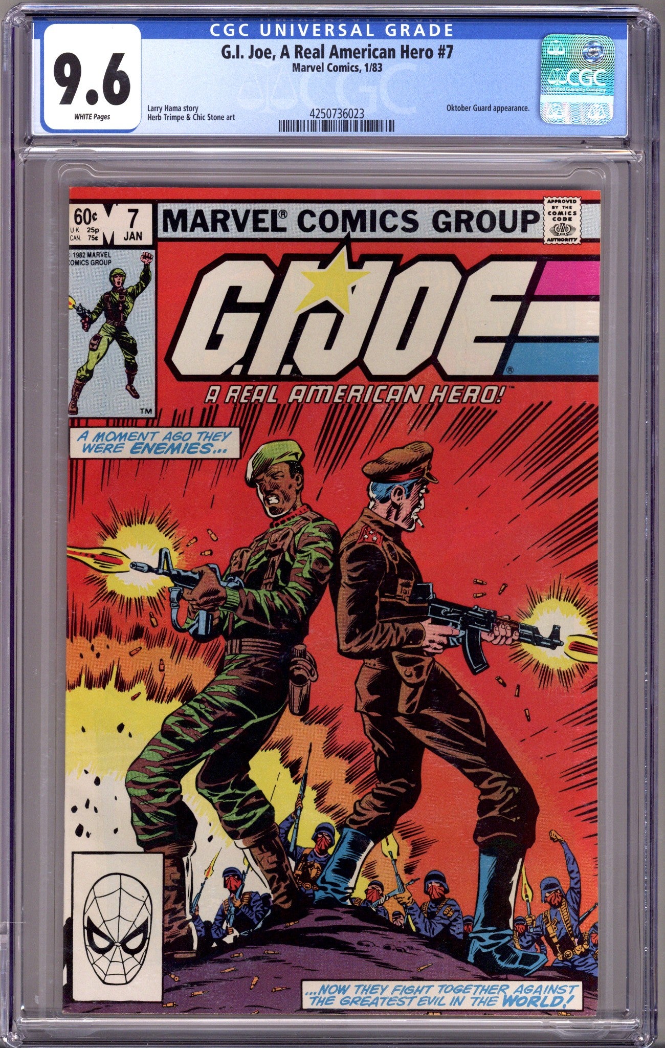 G.I. Joe, A Real American Hero 7 CGC 9.6 (NM+) (1983) 