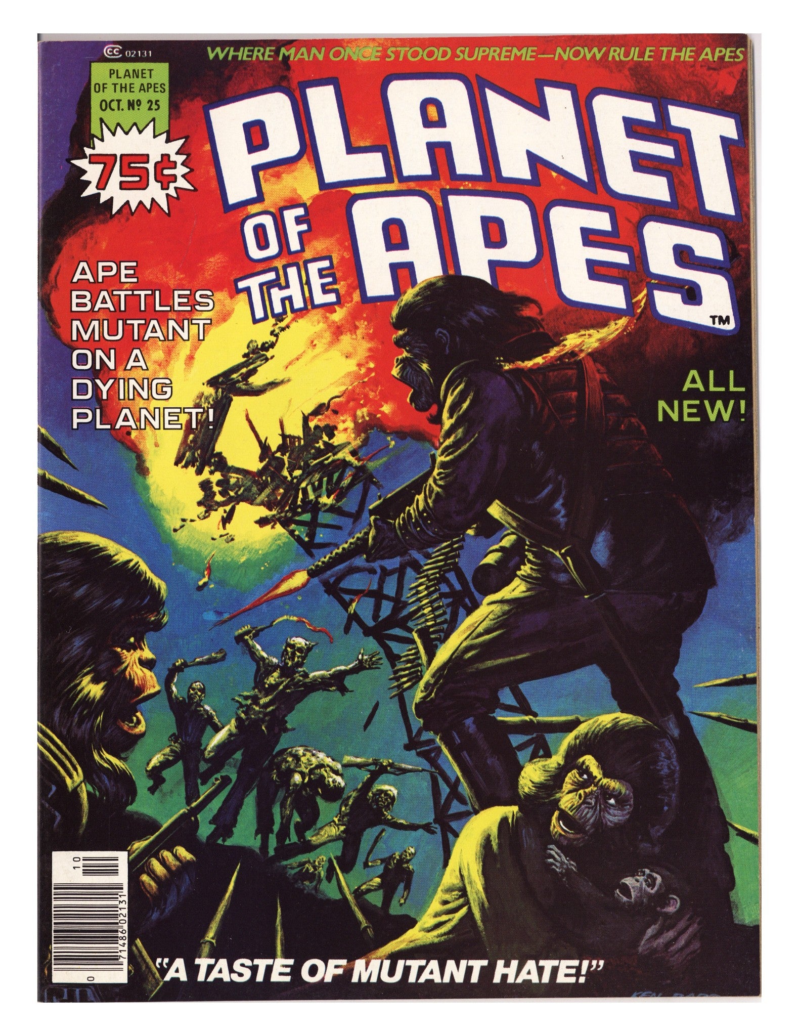 Planet of the Apes 25 NM- (9.2) (1976) 