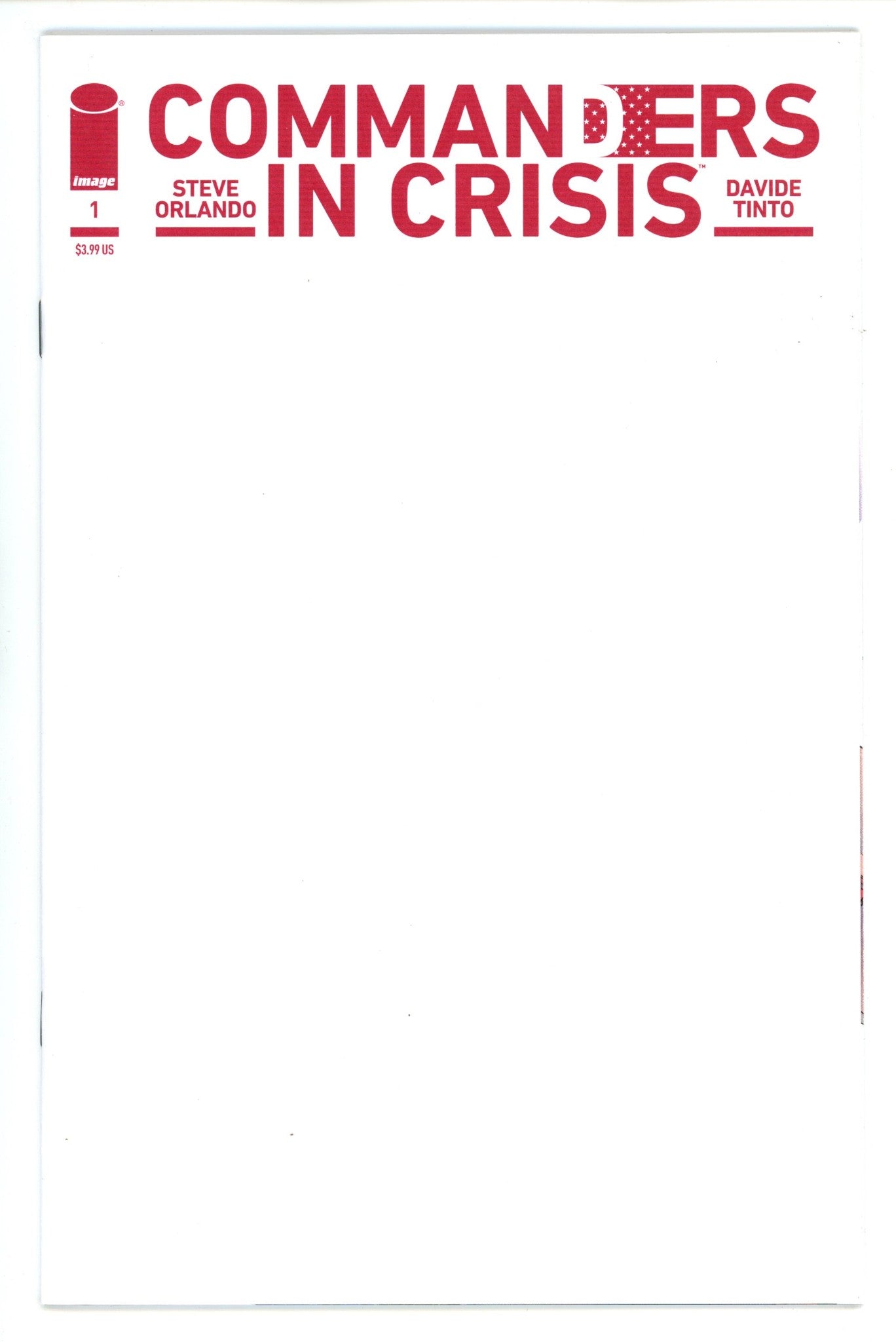 Commanders in Crisis 1 High Grade (2020) Blank Variant 