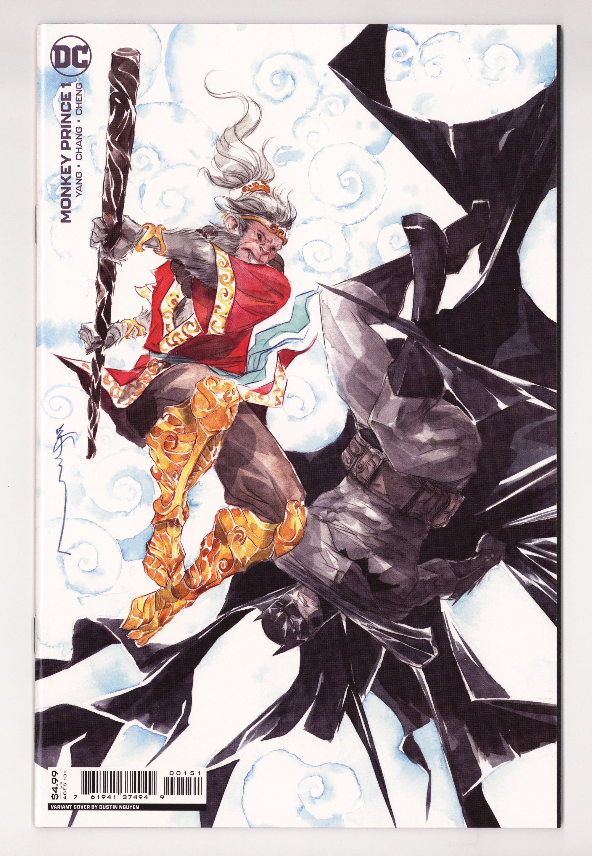 Monkey Prince 1 NM+ (9.6) (2022) Nguyen Cardstock Variant 