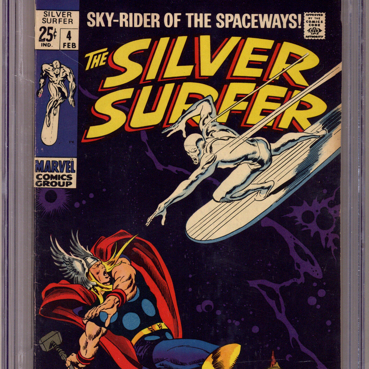The Silver Surfer Vol 1 4 CGC 7.5 (VF-) Marvel (1968 | CaptCan