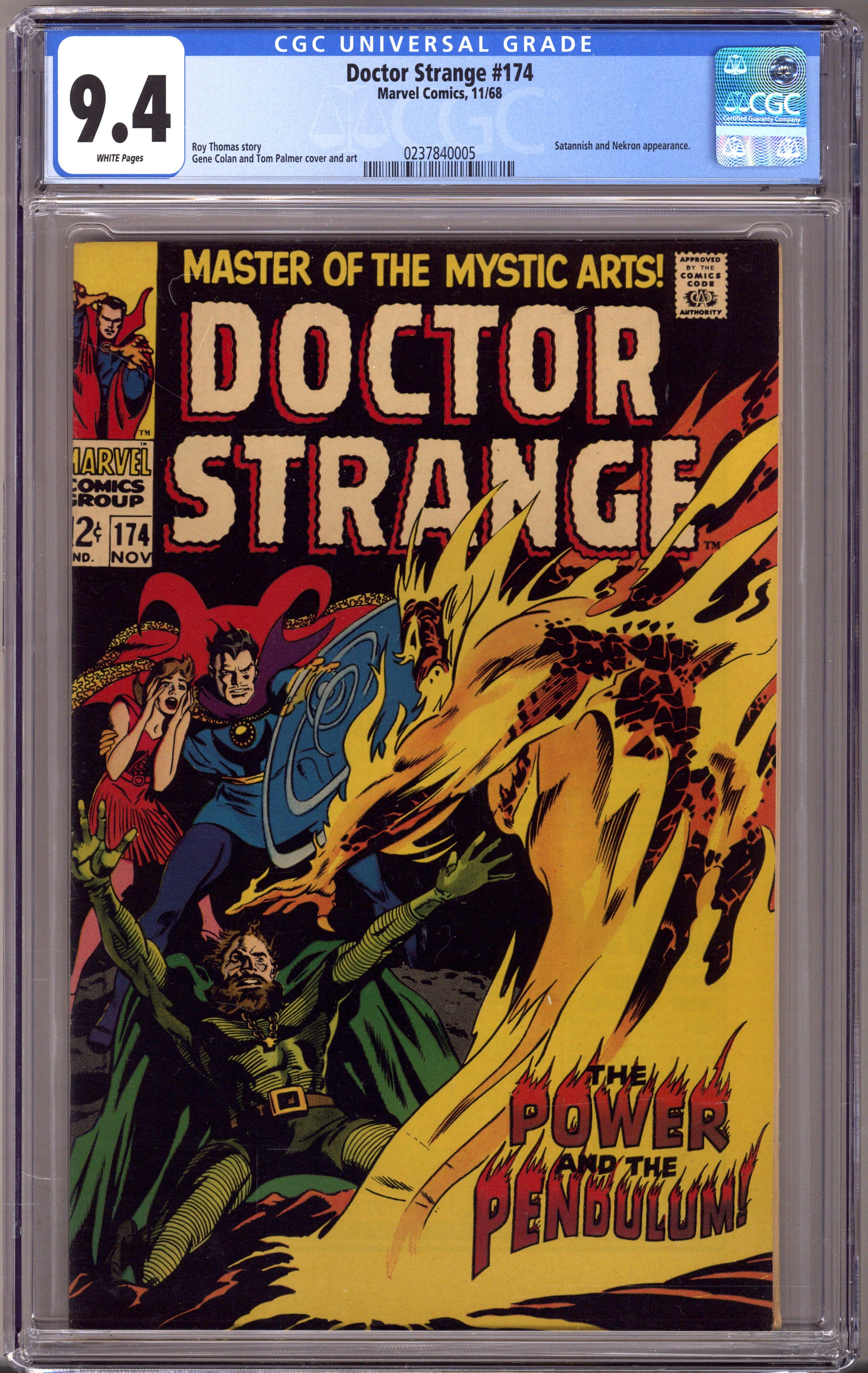Doctor Strange Vol 1 174 CGC 9.4 (NM) (1968) 
