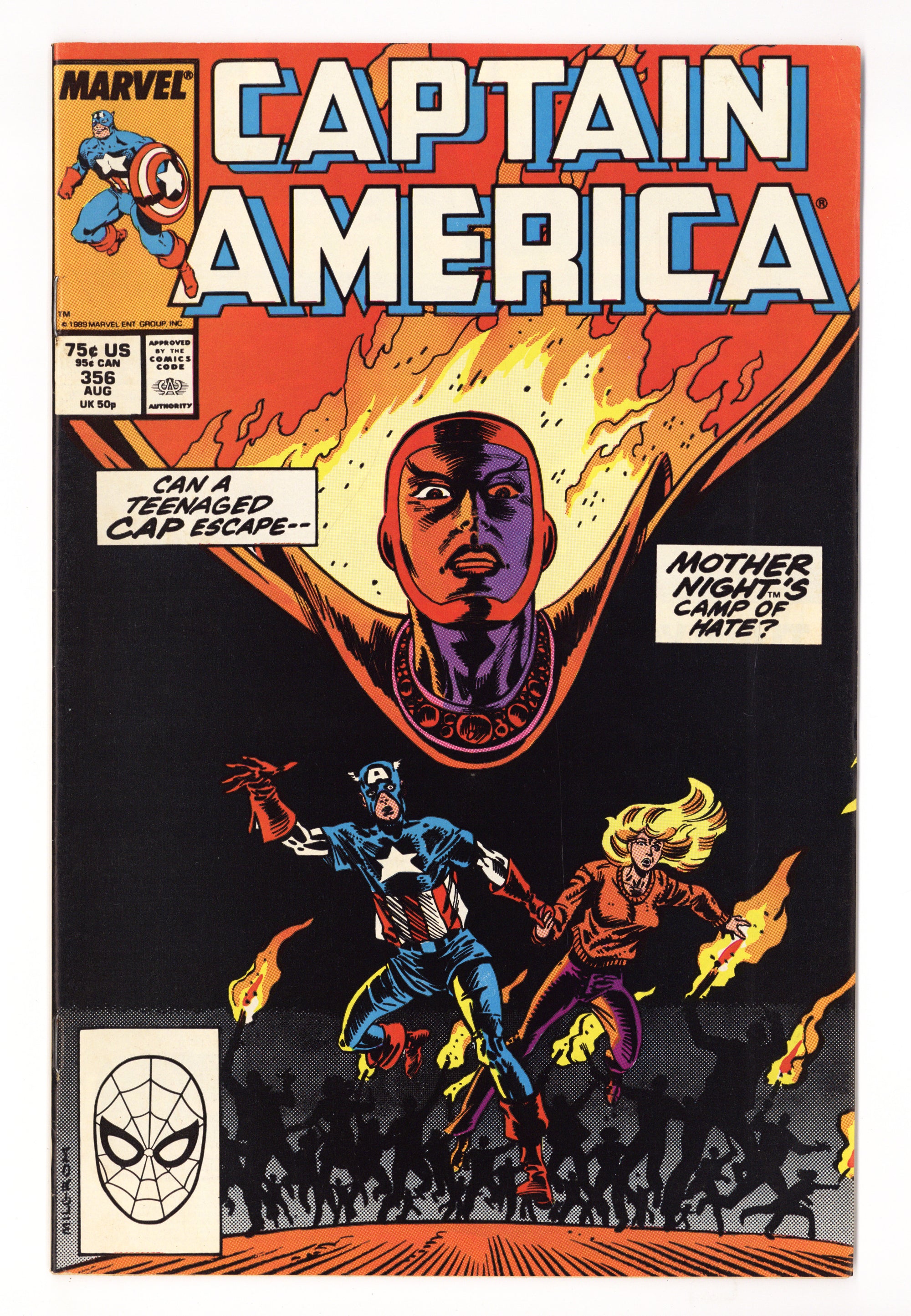 Captain America Vol 1 356 High Grade (1989) 