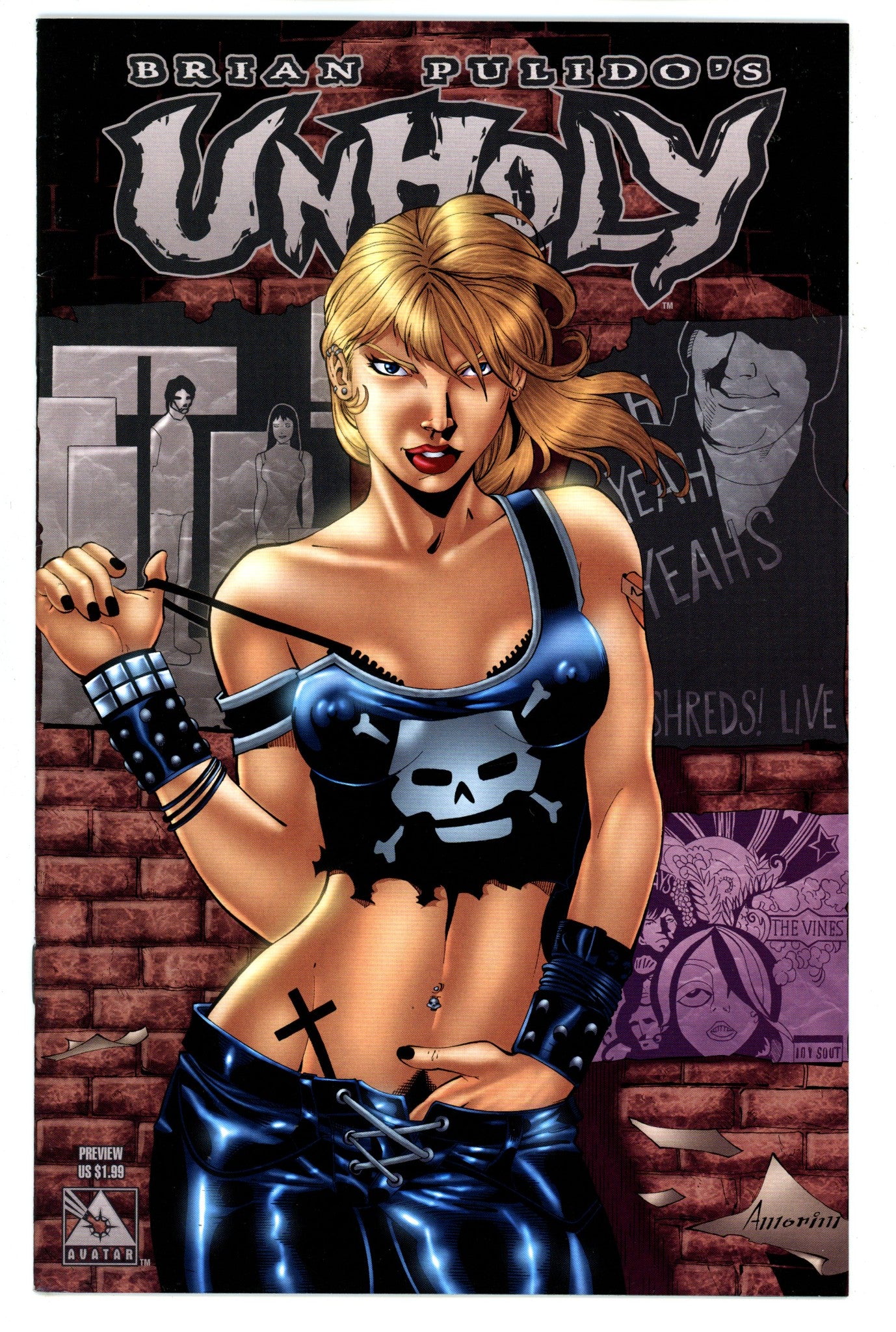 Brian Pulido's Unholy Preview [nn] Mid Grade (2004) 