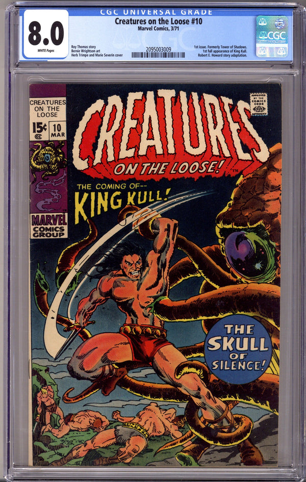 Creatures on the Loose 10 CGC 8.0 (1971)