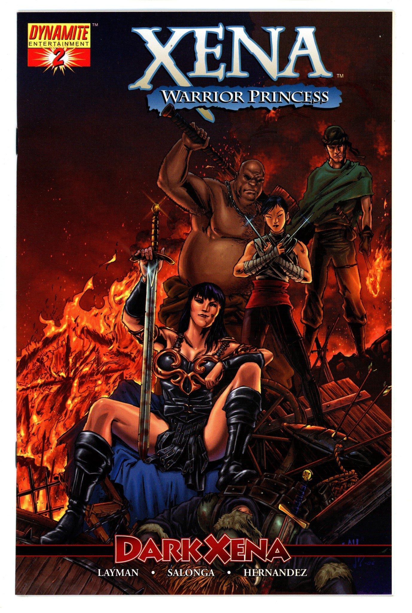 Xena Vol 2 2 High Grade (2007) Lau Variant 