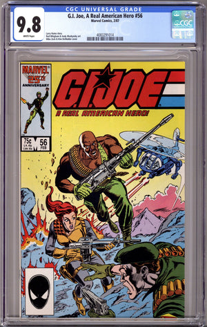 G.I. Joe, A Real American Hero 56 CGC 9.8 (NM/M) (1987)