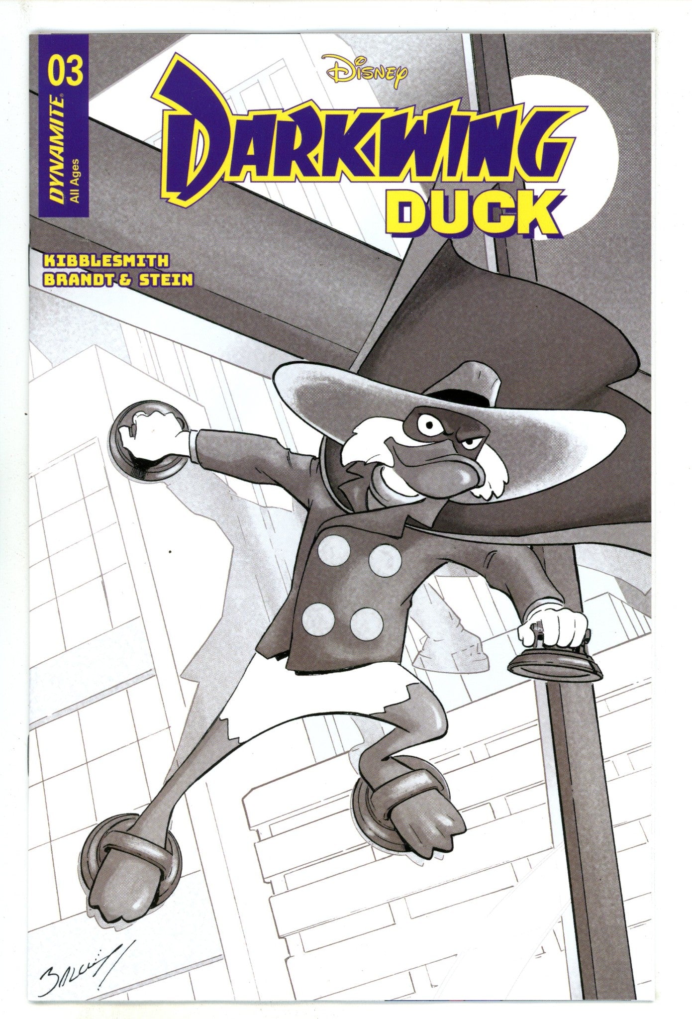 Darkwing Duck 3 Bagley B&W Incentive Variant (2025)