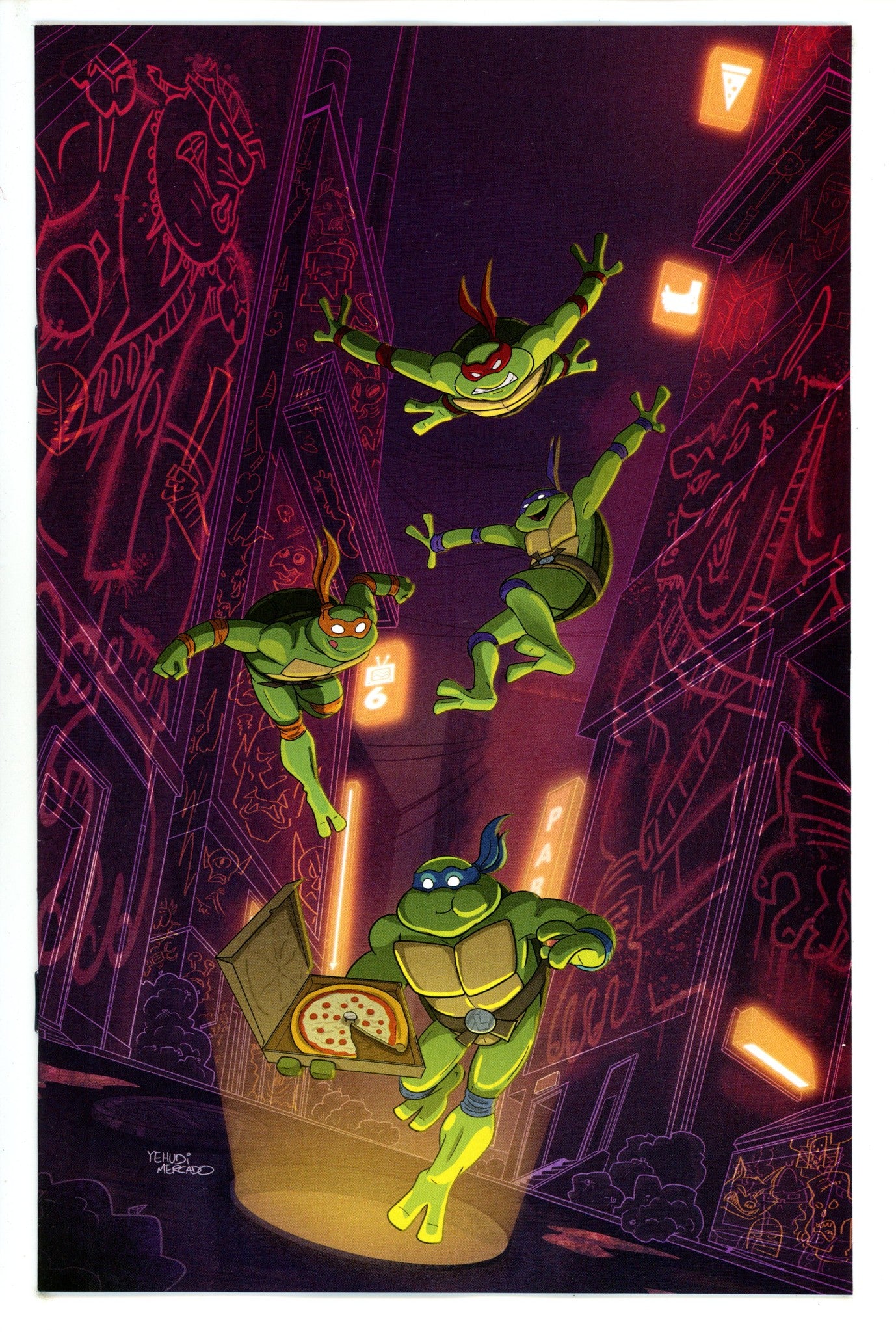 Teenage Mutant Ninja Turtles Saturday Morning Adventures 5 Mercado Virgin Incentive Variant NM- (1900)