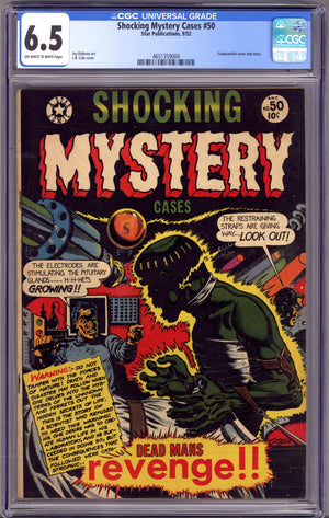 Shocking Mystery Cases 50 CGC 6.5 (FN+) (1952)