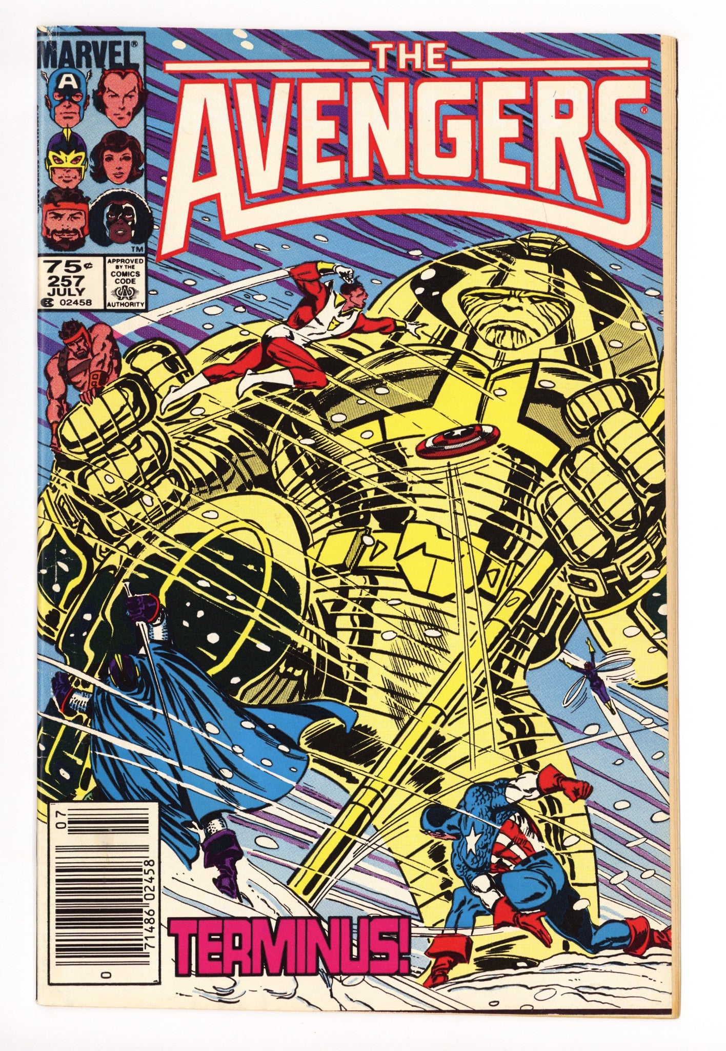 The Avengers Vol 1 257 FN- (5.5) (1985) Canadian Price Variant 