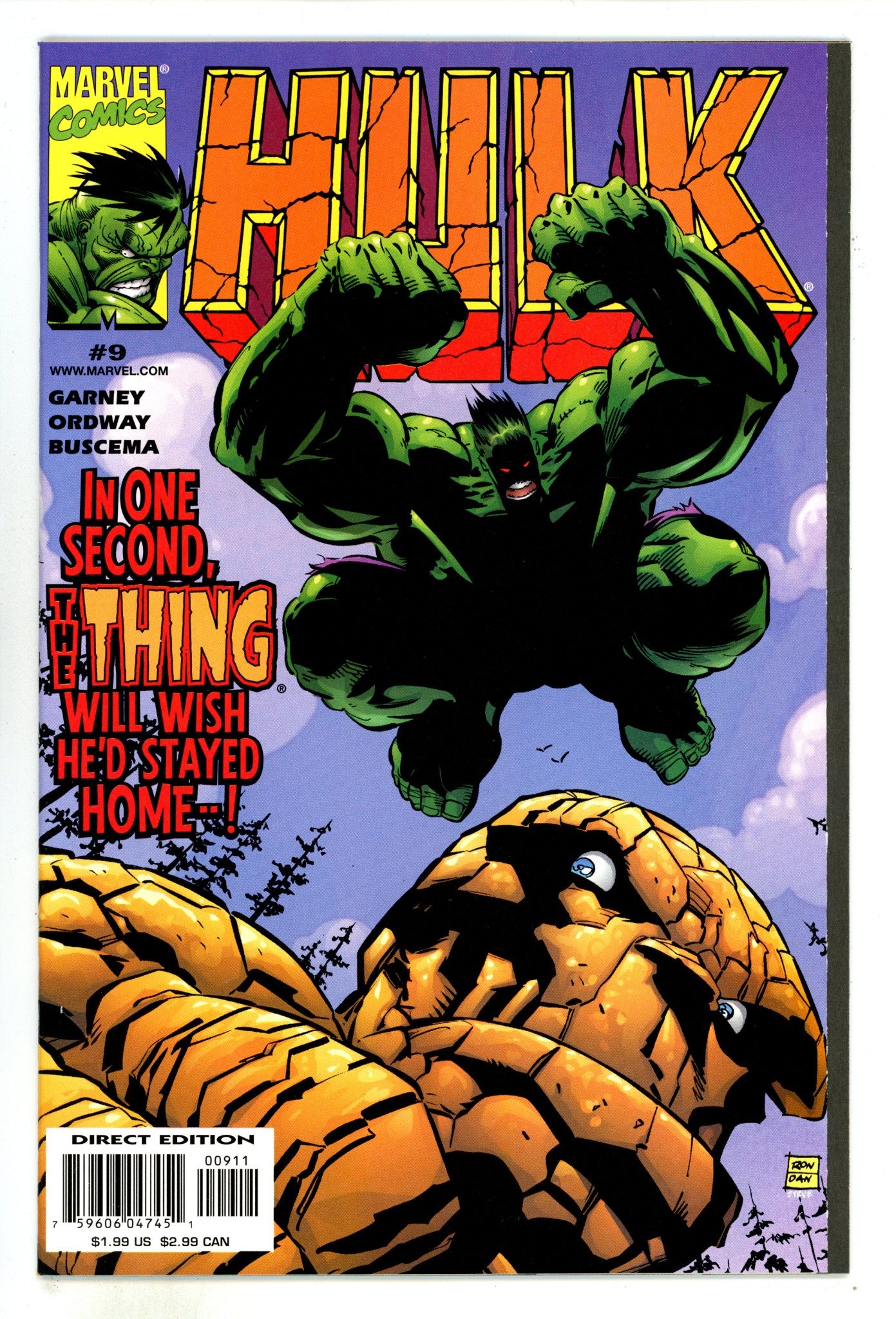 Hulk Vol 2 9 High Grade (1999) 