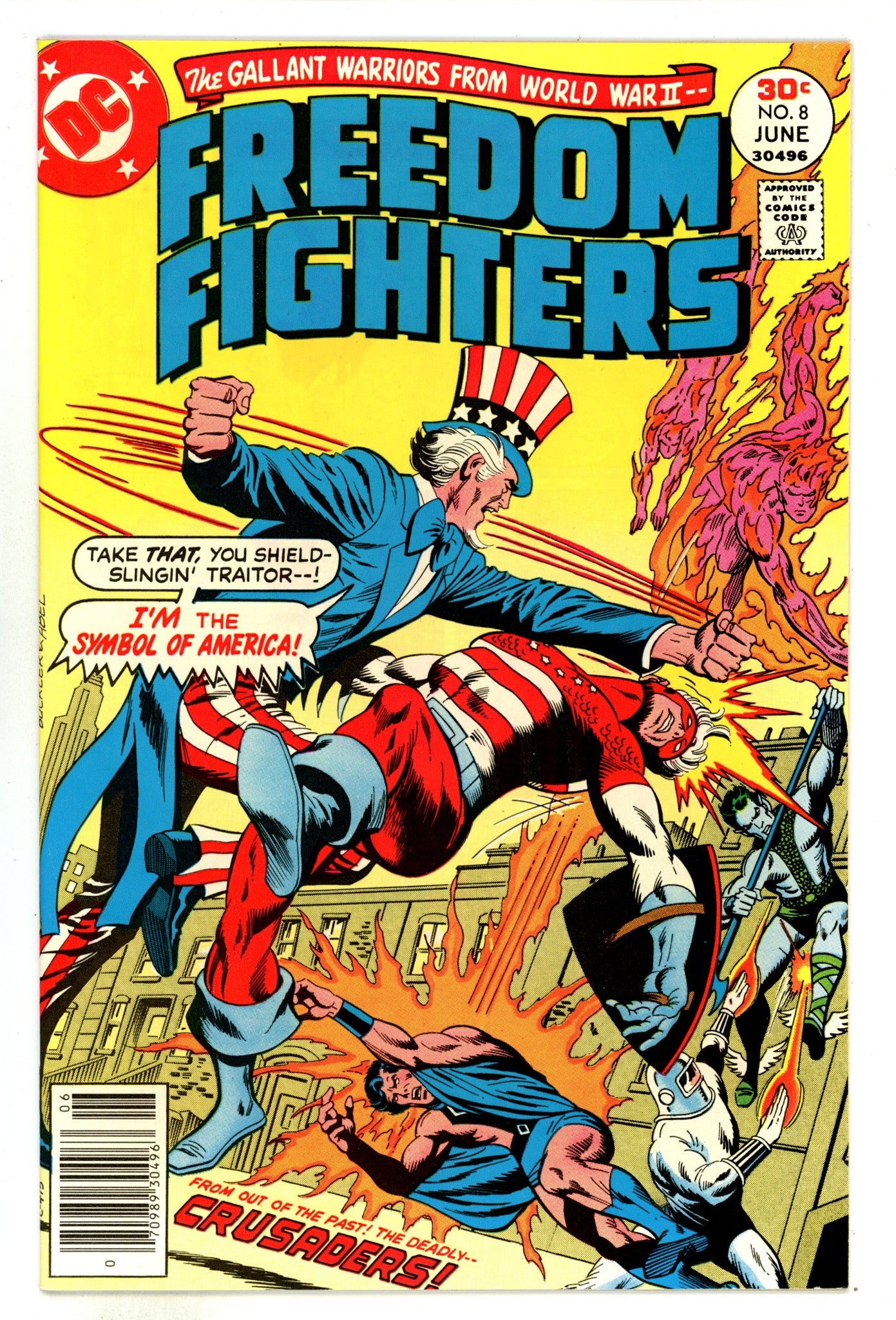 Freedom Fighters Vol 1 8 VF/NM (9.0) (1977) 