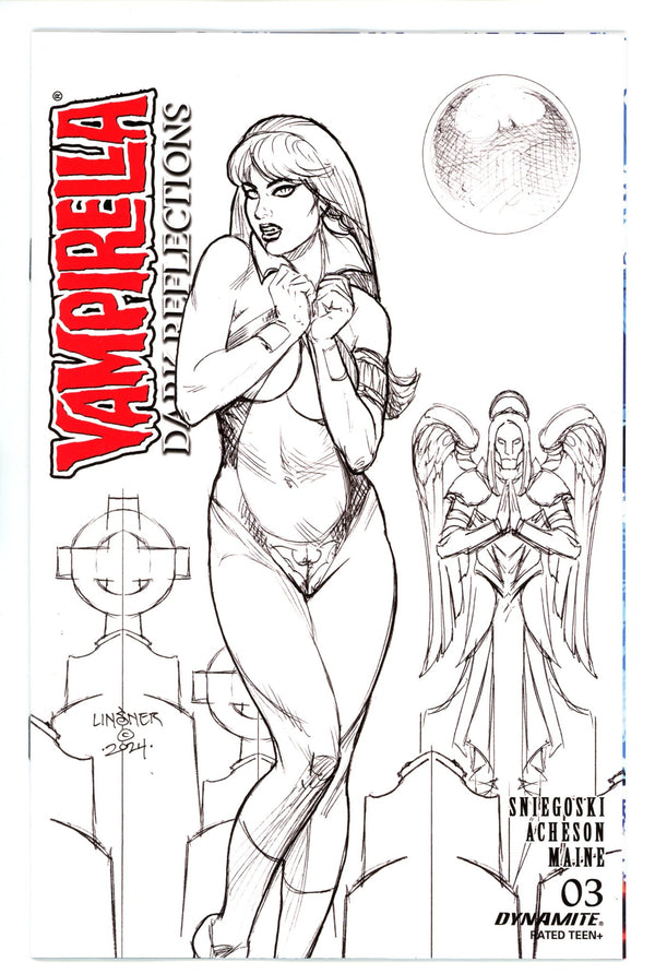 Vampirella Dark Reflections 3 Linsner Line Art Variant NM (2024)