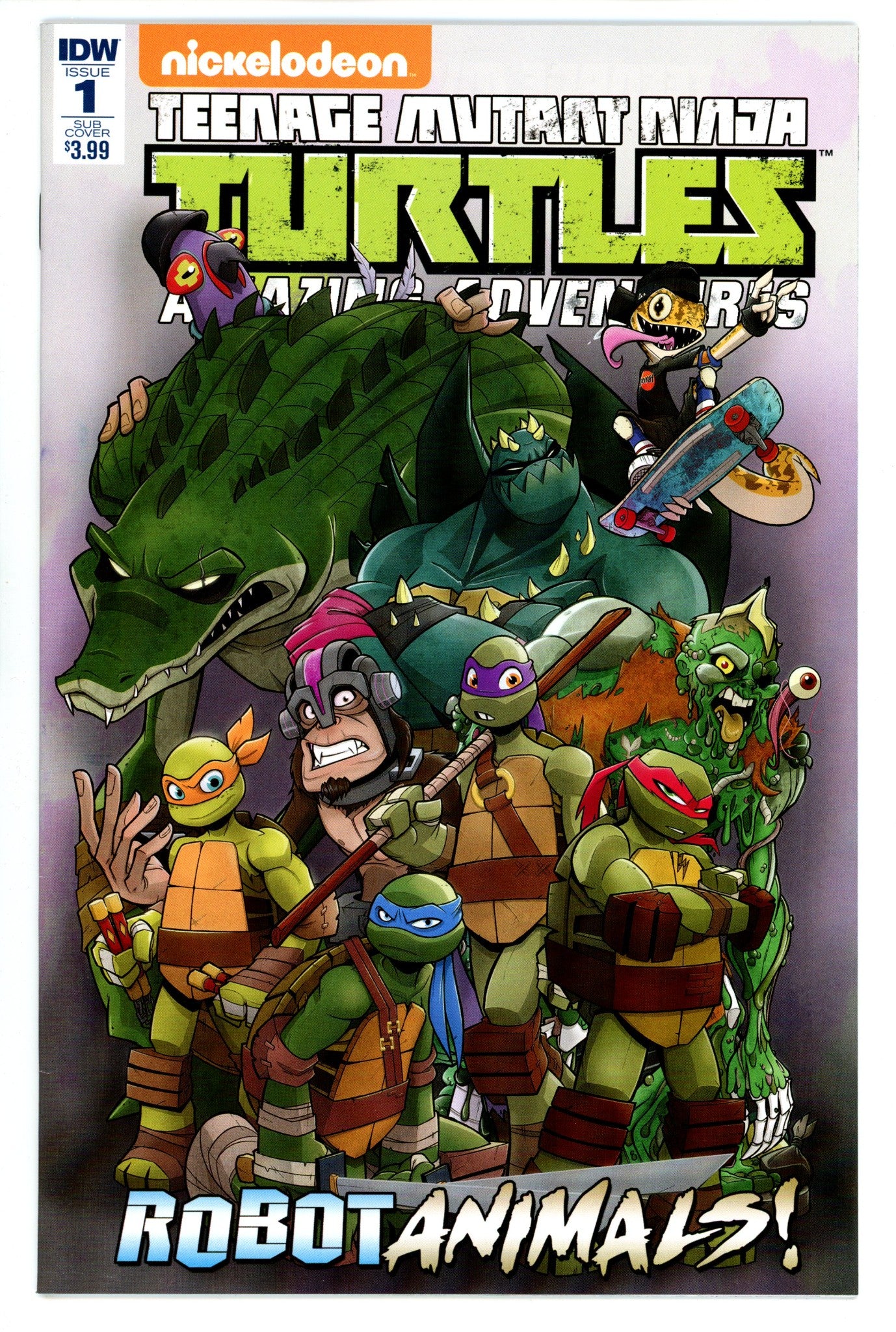 Teenage Mutant Ninja Turtles Amazing Adventures Robotanimals 1 High Grade (2017) Martin Variant 