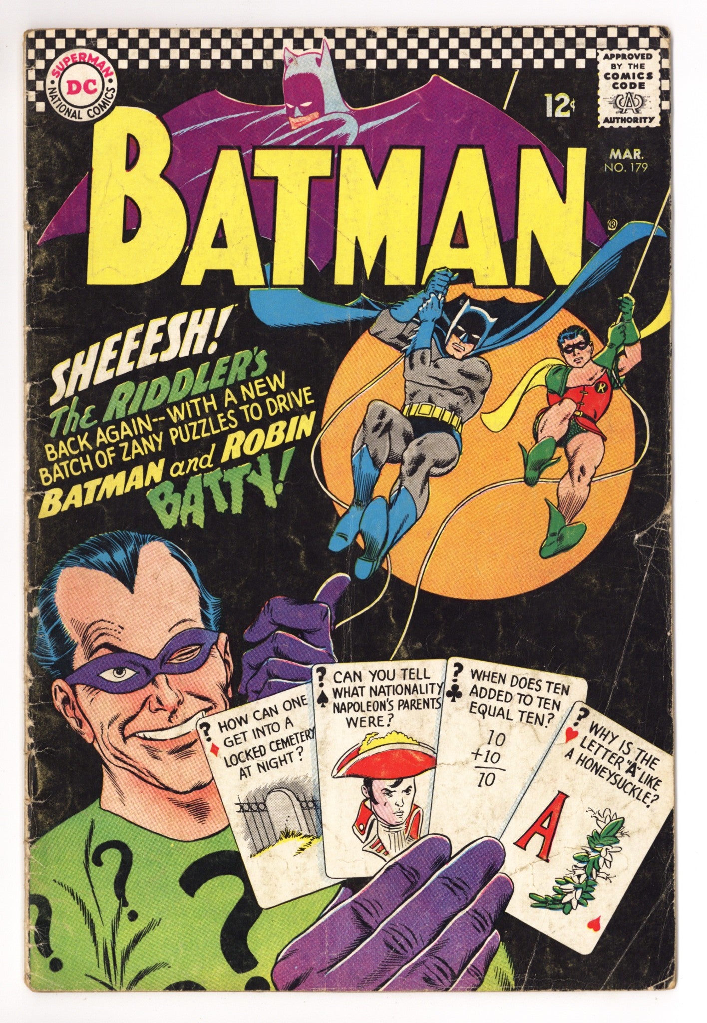 Batman Vol 1 179 GD/VG (3.0) (1966) 