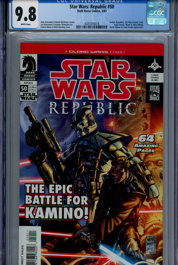 Star Wars: Republic 50 CGC 9.8 (2003)