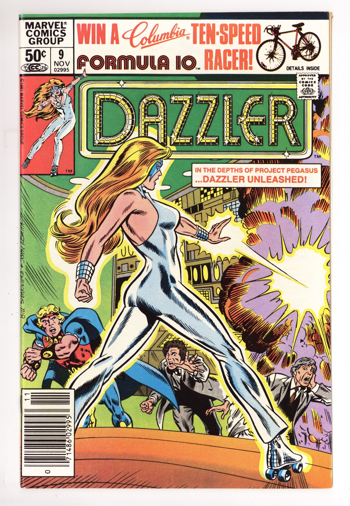Dazzler Vol 1 9 High Grade (1981) Newsstand 