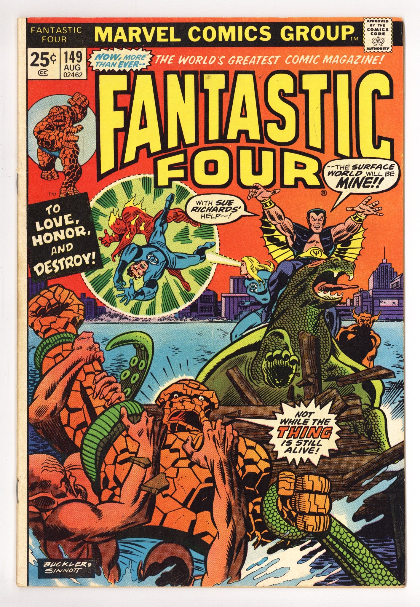 Fantastic Four Vol 1 149 FN- (5.5) (1974) 